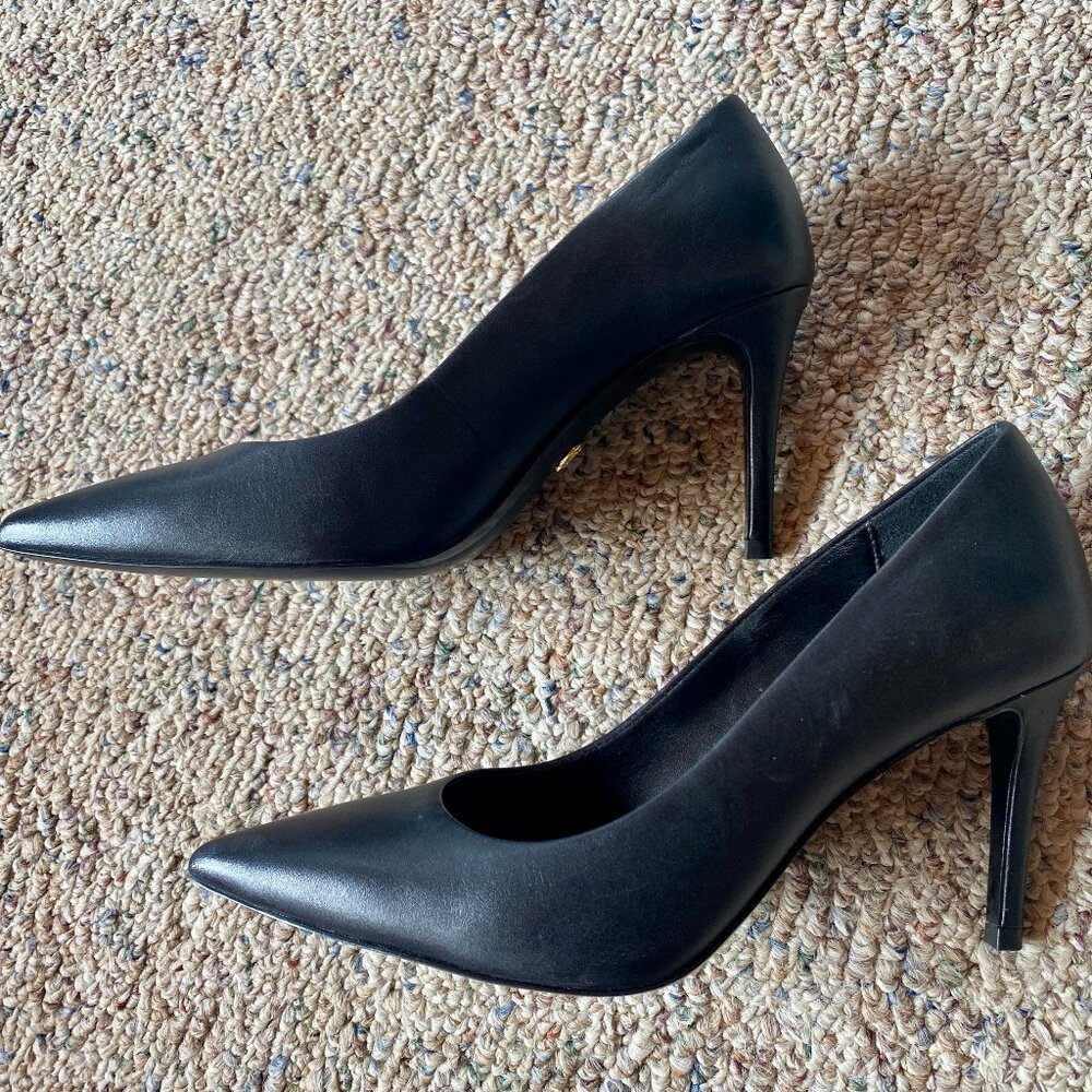 MICHAEL Michael Kors – Keke Leather Stiletto Pump Black Size 7